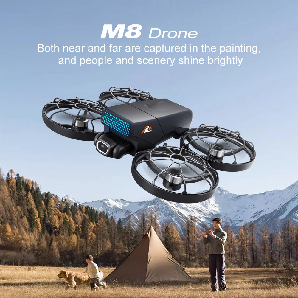 8K Foldable Drone 5G WiFi FPV Brushless Motor Quadcopter Optical Flow - image 3