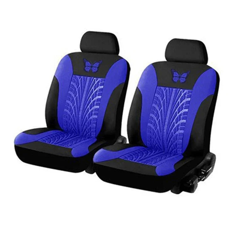 Butterfly Embroidery Car Seat Cover Set, Universal Fit