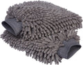 Car Wash Mitt, 2PACK Chenille Microfiber Wash Mitt, Scratch-Free & Lint-Free, Rich Foam, Highly Absorbent, Double Sided, Wash Mi
