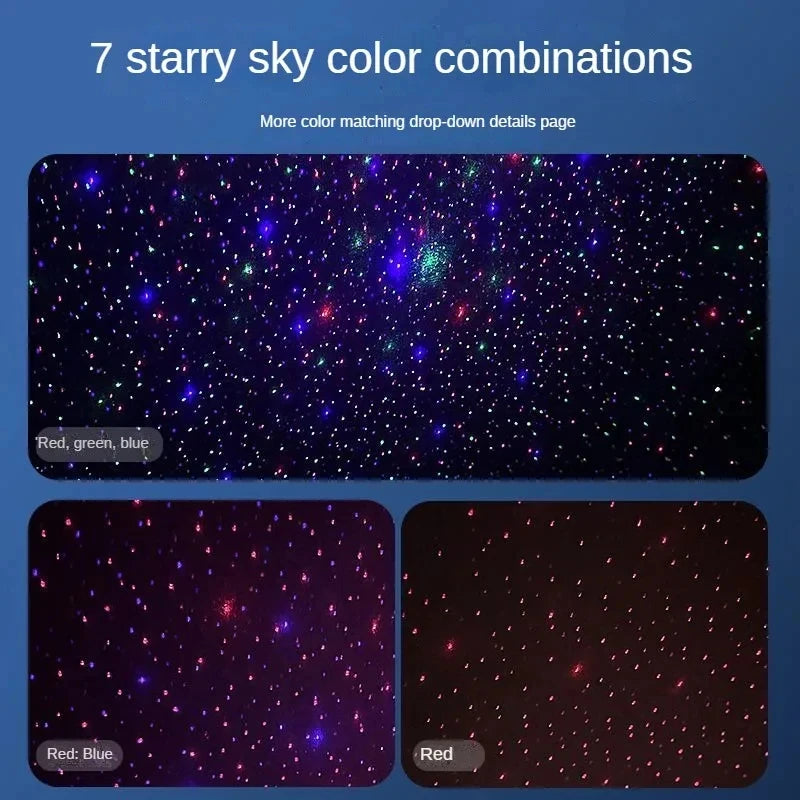 3-Color Starry Sky Car Air Freshener - Essential Oil Aroma Diffuser - image 3