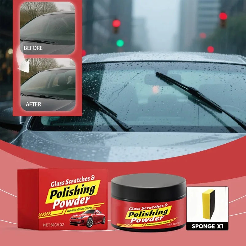 Car Glass Scratch Repair Polishing Powder for Window Surfaces