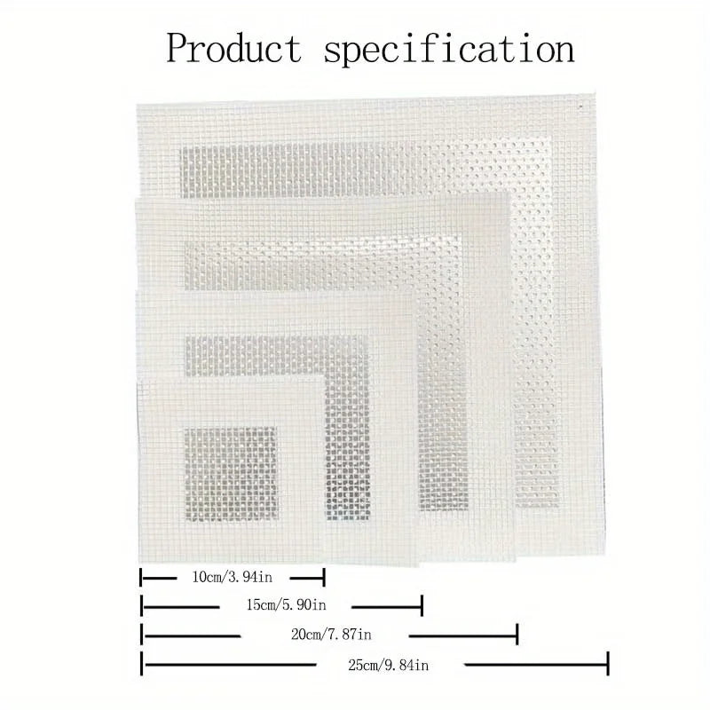 Wall repair patch, self adhesive metal patch for holes and cracks in drywall