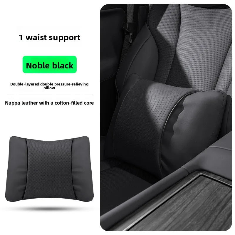 Perforated Artificial Leather Car Headrest or Backrest Cushion