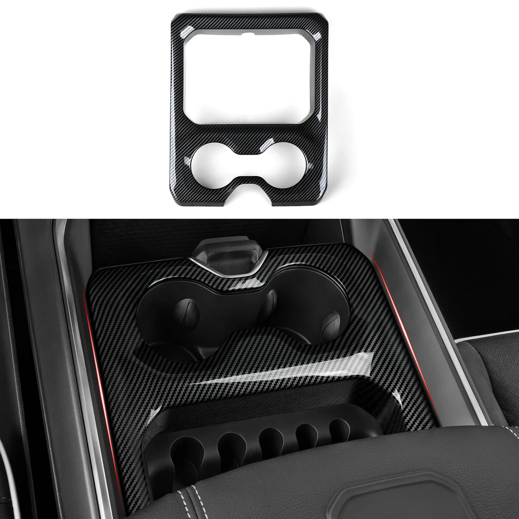 Carbon Fiber Gear Shift Panel Cover for Dodge RAM 2019-2026