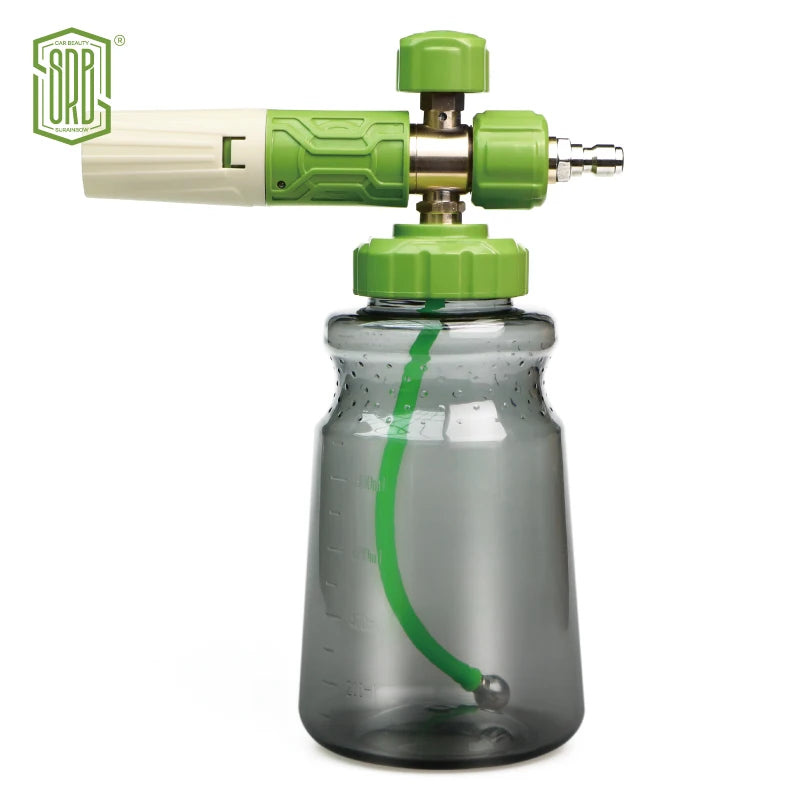 Foam Cannon, Car Foam Blaster Wide Neck Adjustable Snow Foam Lance and Thick Foam for Pressure Washer with 1/4" Quick Connector