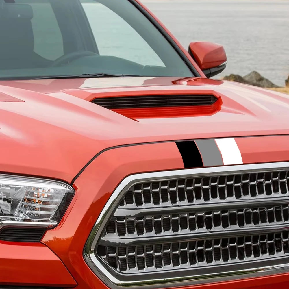 Retro Tri-Color Stripe Decal Set for Toyota Tacoma, 4Runner and RAV4 - view 8