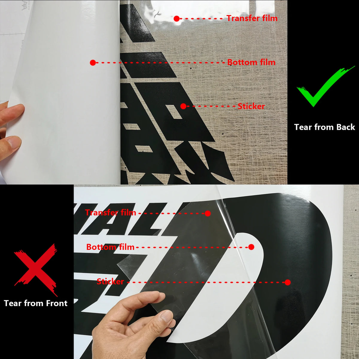 4x4 Off-Road Body Side Decal for Pickup Trucks (2pc)