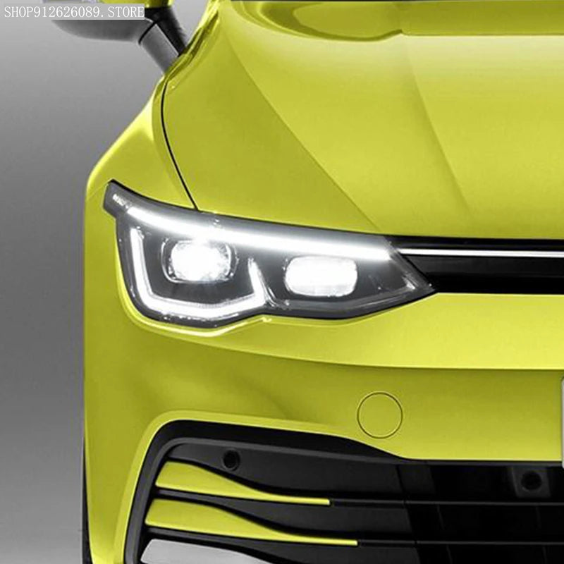 Smoked TPU Headlight Protection Film for VW Golf 8 MK8 - image 5