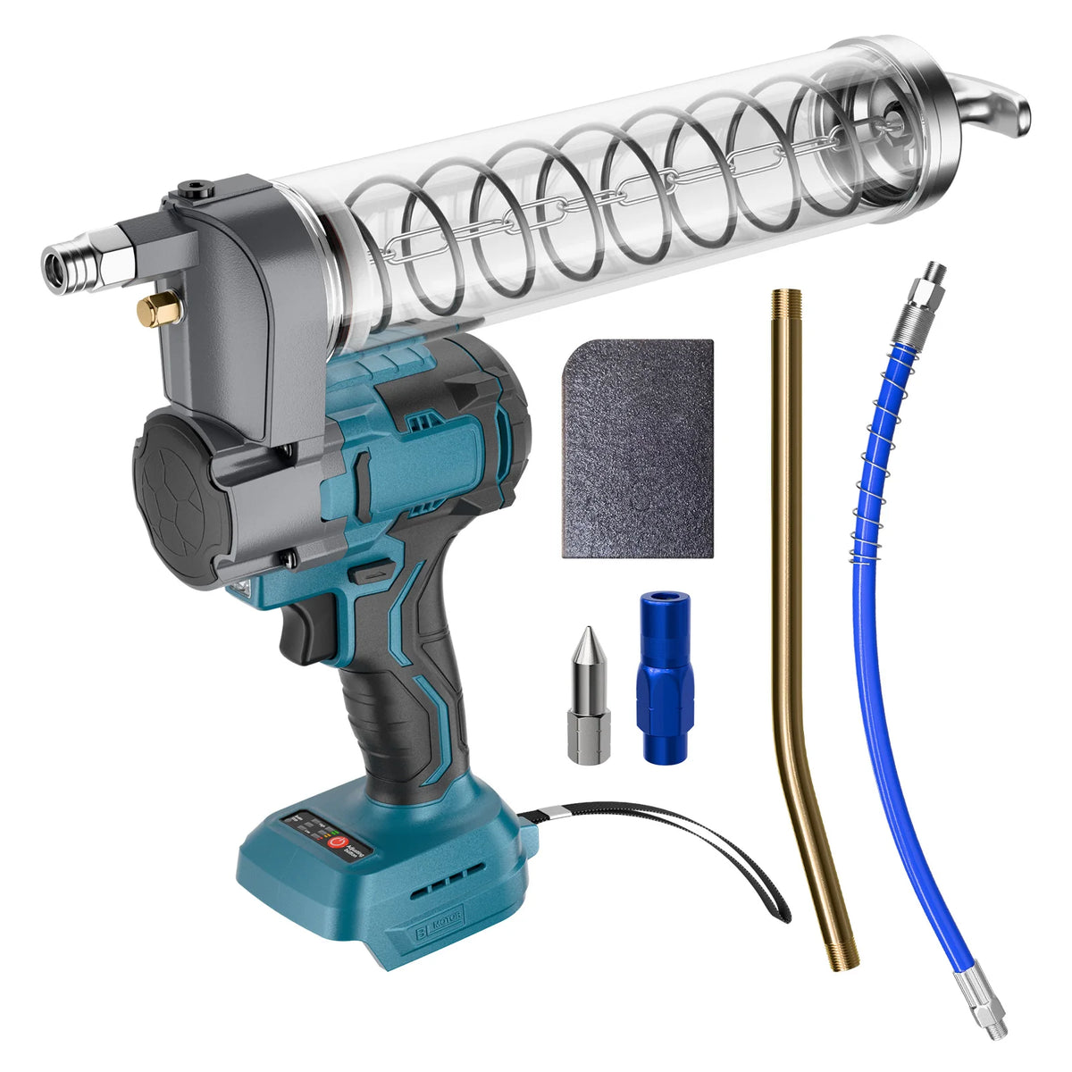 Brushless Electric Grease Gun Wireless High-Pressure Compatible with 18V Battery
