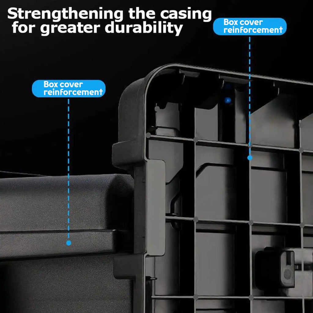 Large Capacity Tool Box Multifunctional Household Portable Tool Box 22/24inch Hardware Car Tool Box Organizer Tool Storage ﻿