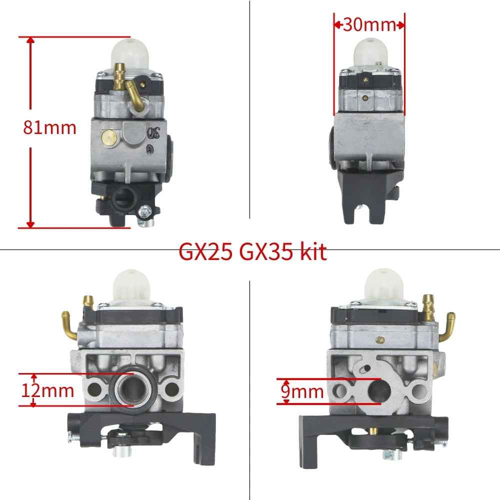 Replacement Carburetor for Honda GX25 GX35 4-Stroke Engines - image 5