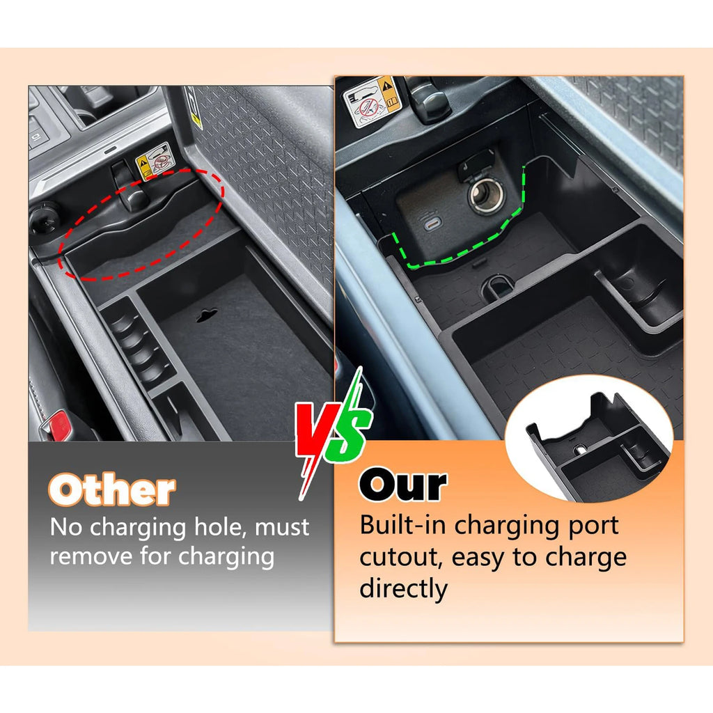 2-Layer Center Console Organizer for Toyota RAV4 XA60 2026-2027