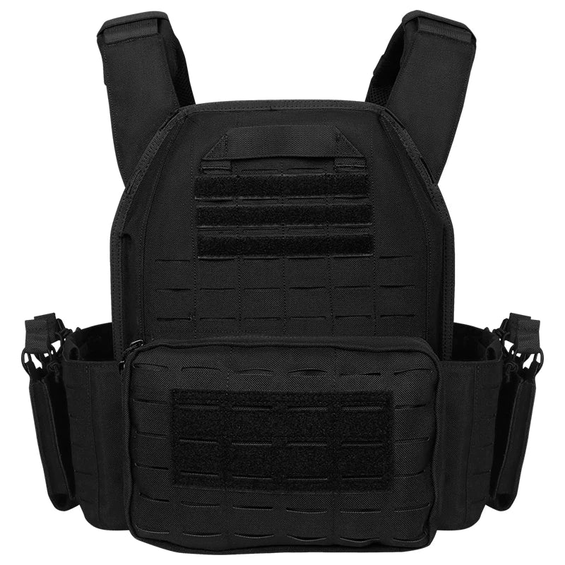 Artex 6094 Quick-Detach Laser-Cut Tactical Vest (Black) - image 2