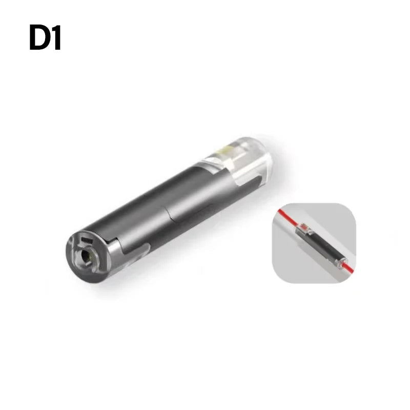 No-Strip Quick Wire Connectors, Detachable Dual-Line Terminal Plugs