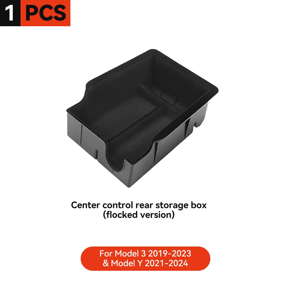 Center Console Storage Box for Tesla Model 3 and Model Y