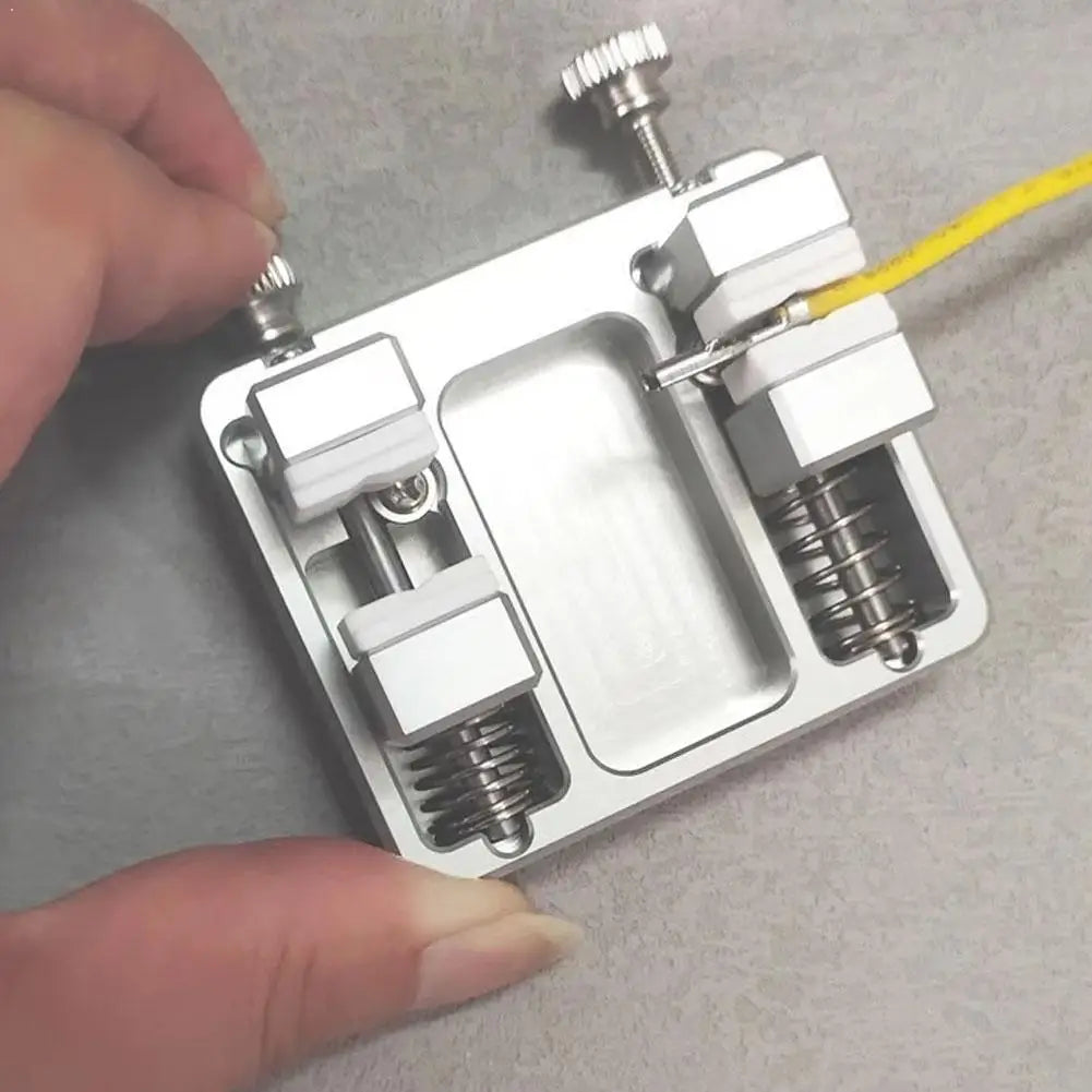 Heavy-duty Aluminum Welding Clamp With Temperature-resistant Jaw For Circuit Board Mounting Adjustable Bracket Soldering Tool