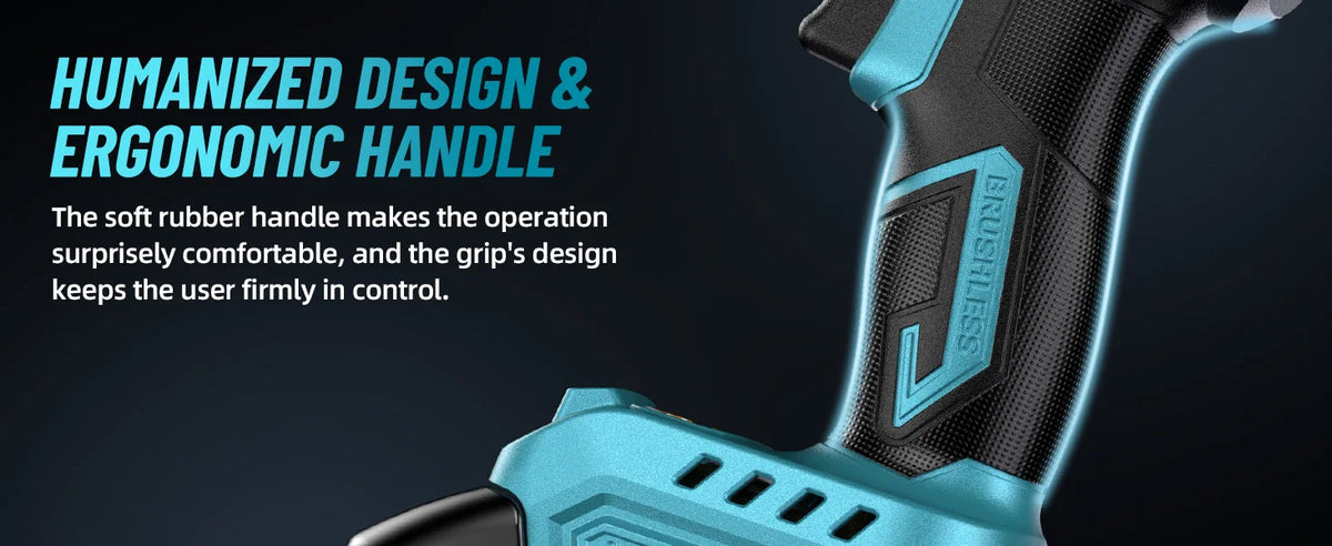 SEESII 21V Brushless Cordless Drill & Impact Driver Kit (2x4.0Ah) - image 11