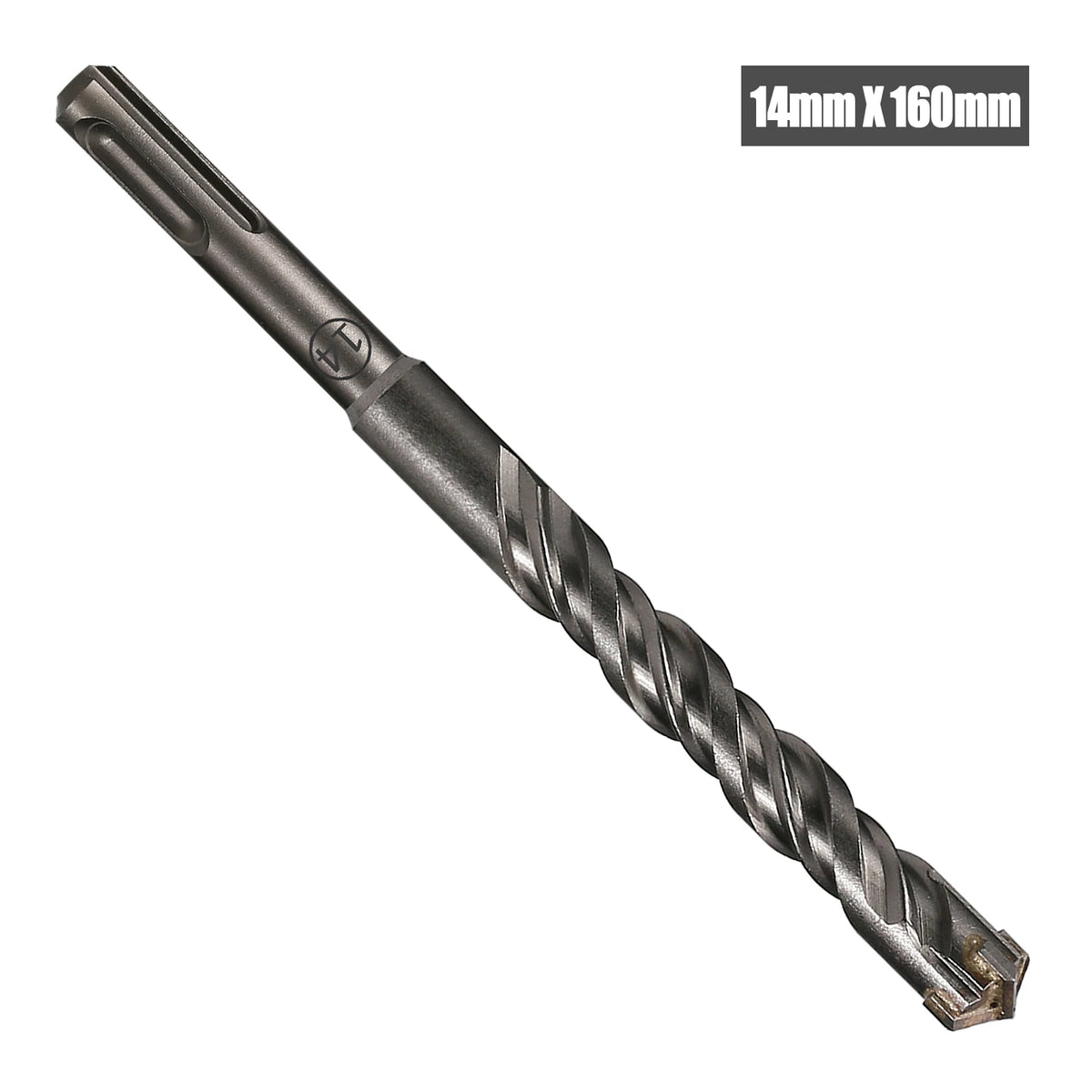 SDS Plus Masonry Hammer Drill Bit, 5-16mm x 160mm Cross Tip for Concrete