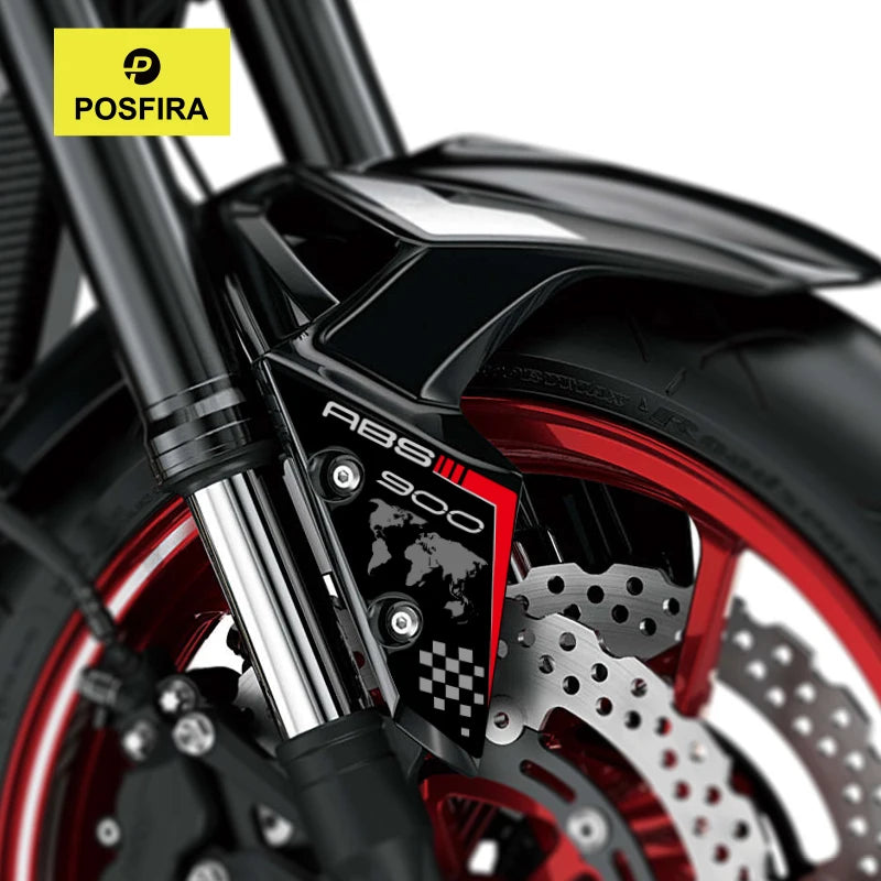 Front Fender Mudguard Decals for Kawasaki Z900 2021-2025