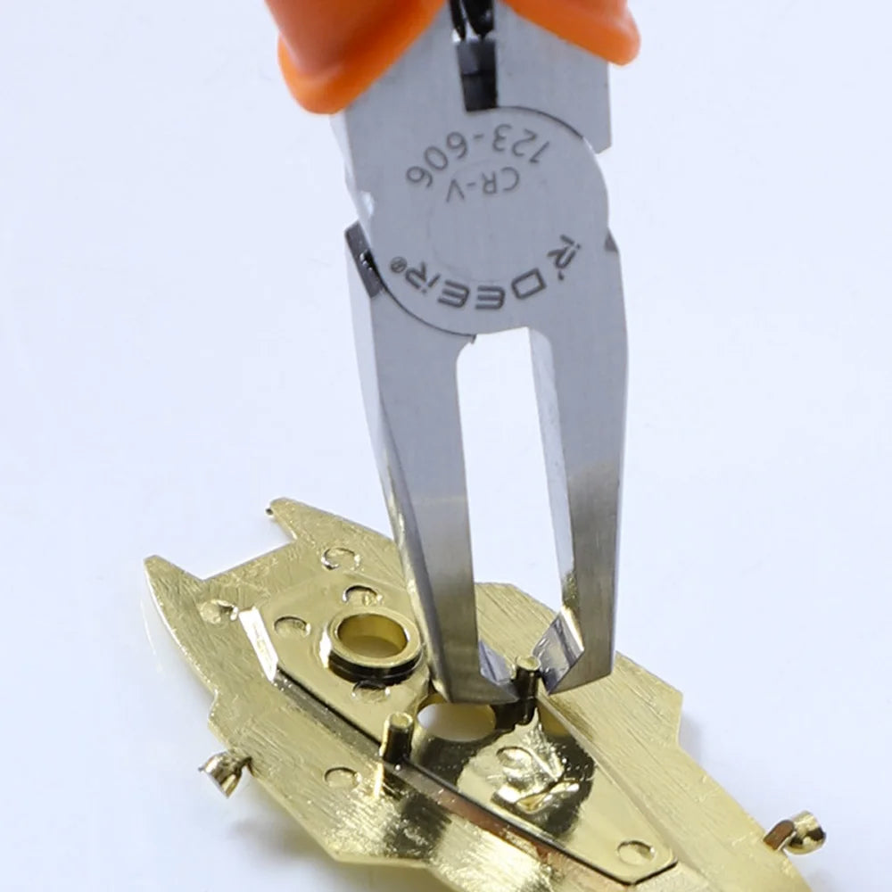 90° Flush Jaw Pliers 4/6/8/10mm CR-V Nipper for Plastic Sprue - image 4