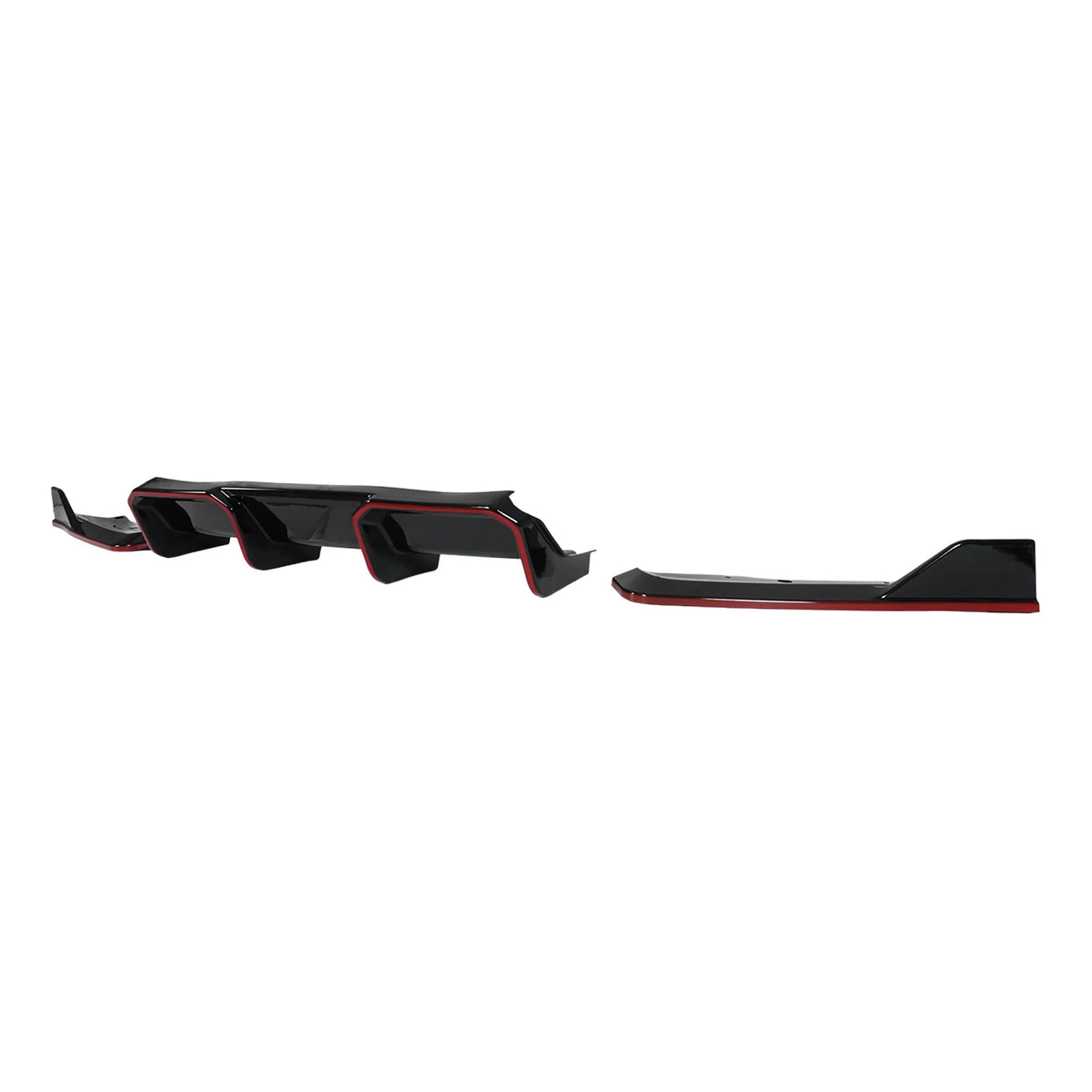 Rear Bumper Diffuser for Hyundai Elantra N 2024-2026, Gloss Black - view 27