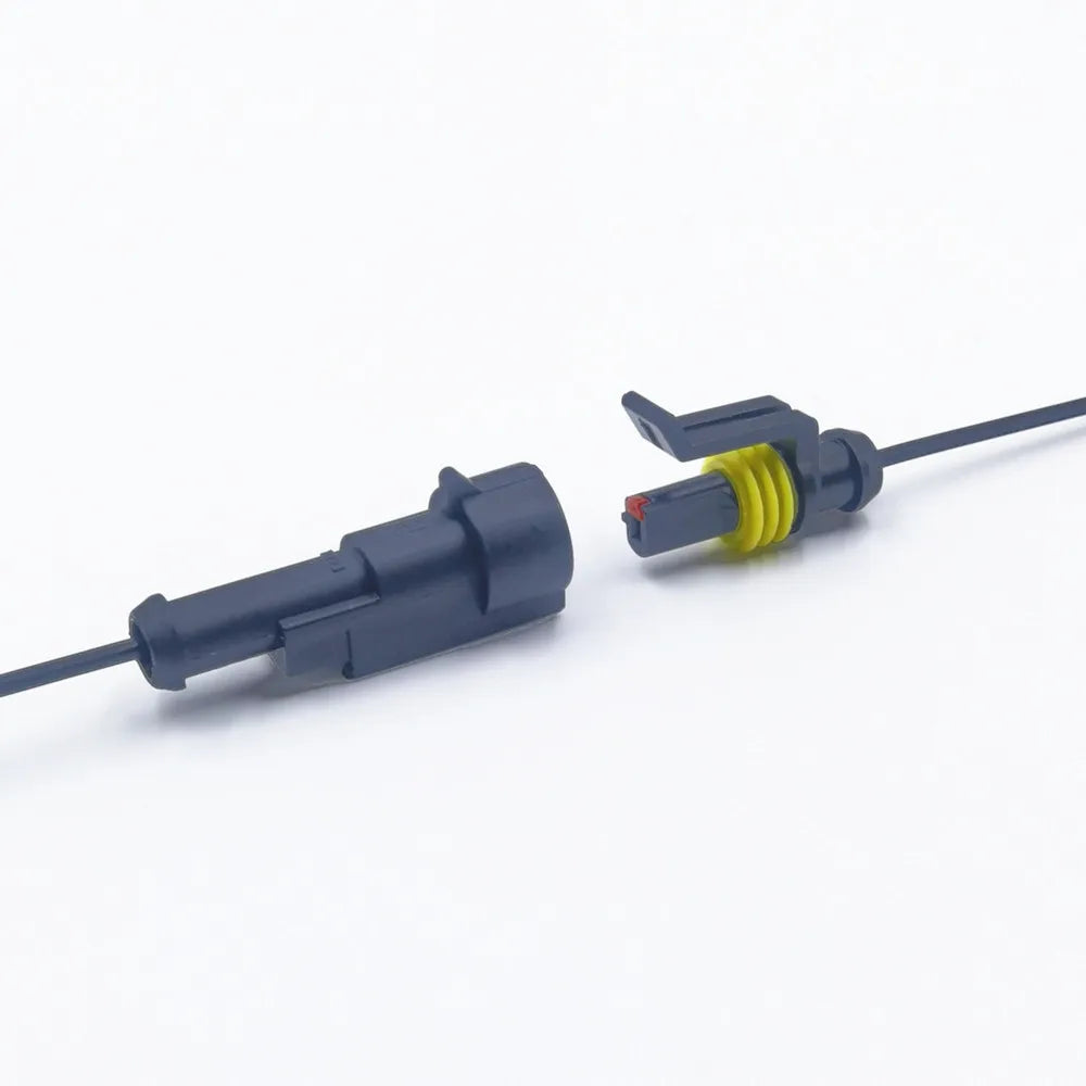 Sealed Automotive Wire Connectors, 1 to 4 Pin, Pre-Wired