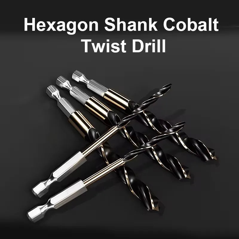 Hex Shank Twist Drill Bit Set - 1.5-7.5mm for Wood & Metal - image 3