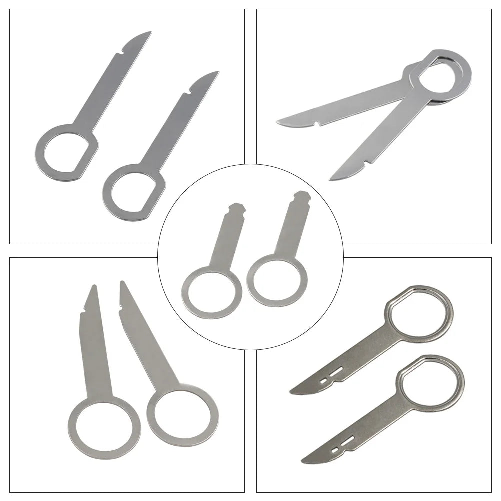 Car Radio Removal Tool Kit for VW Audi Ford - 2 Pieces - image 14