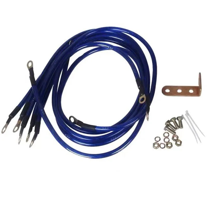 Universal Car Grounding Cable Kit, 6 Cables