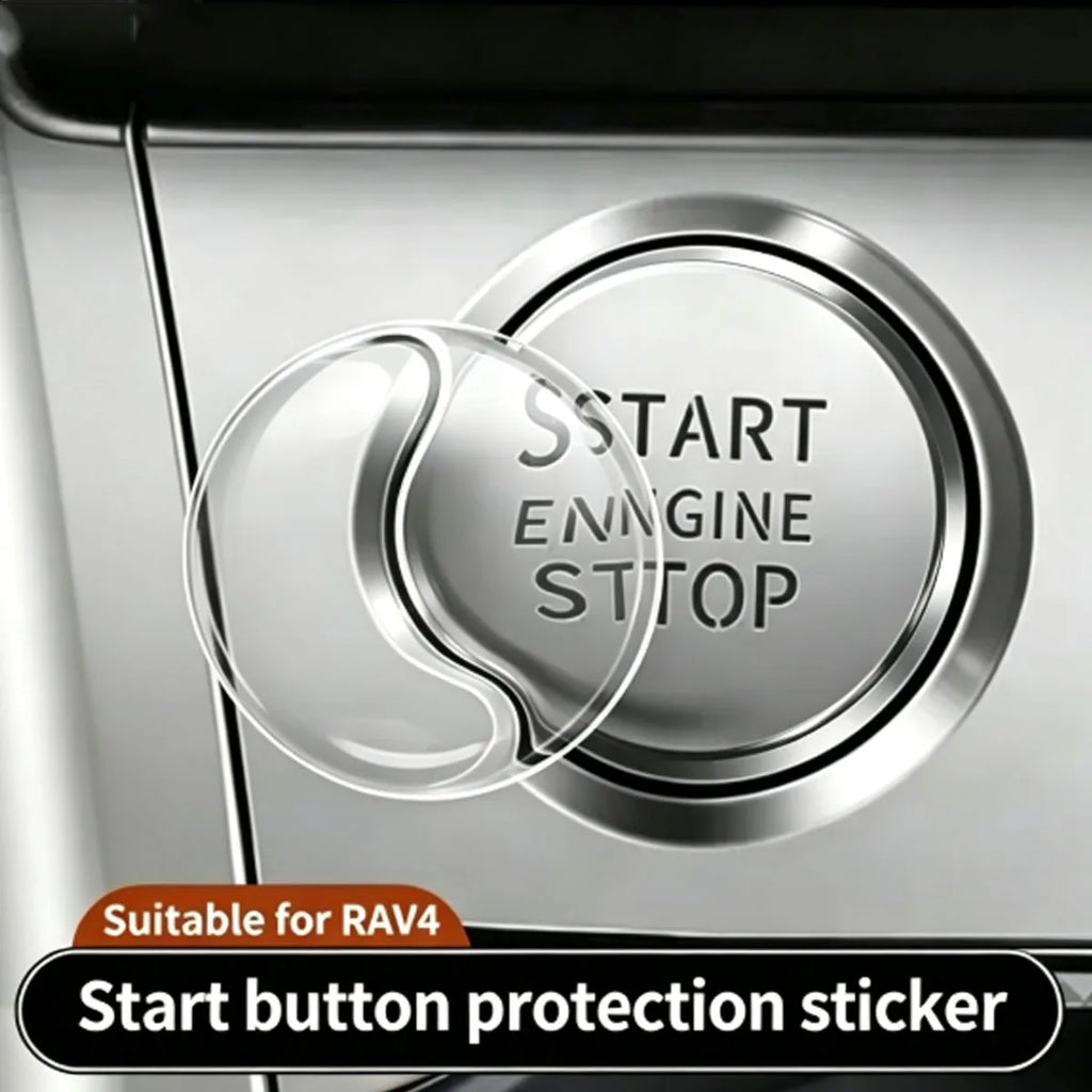 Clear Ignition Start-Stop Button Protector, DIY Cut