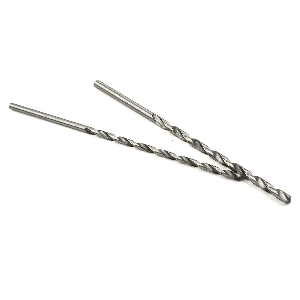 5Pcs Extra Long HSS Drill Bit Set 150mm Length 2mm 3mm 3.5mm 4mm 5mm Twist Drill Bits for Wood Aluminum Plastic