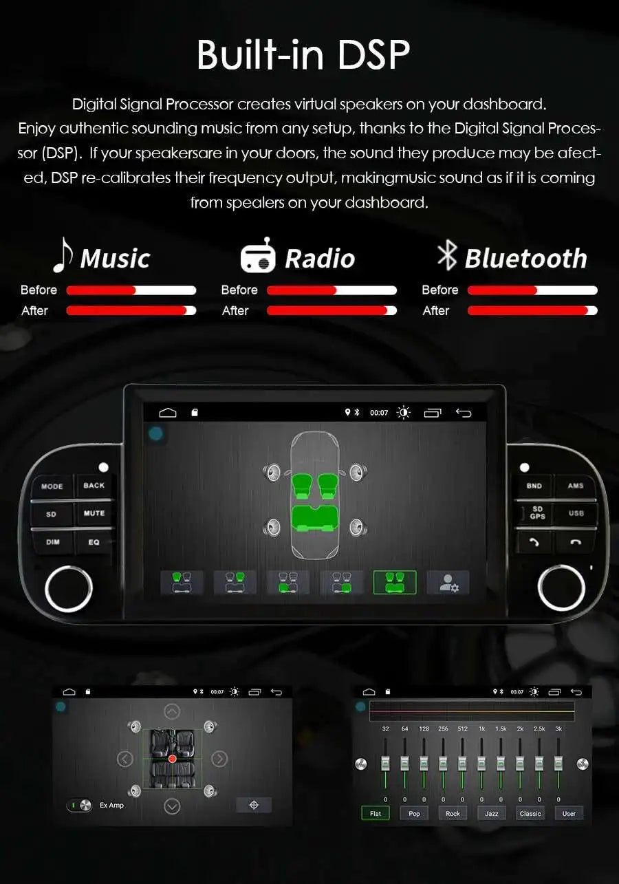 8.4" Android 14 CarPlay Stereo for Dodge RAM & Jeep - image 20