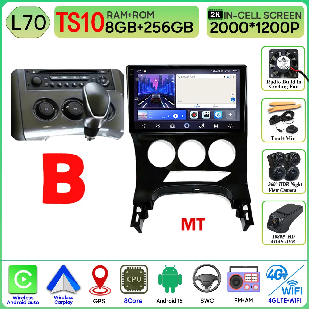9-Inch Multimedia System for Peugeot 3008/5008 with CarPlay - image 9