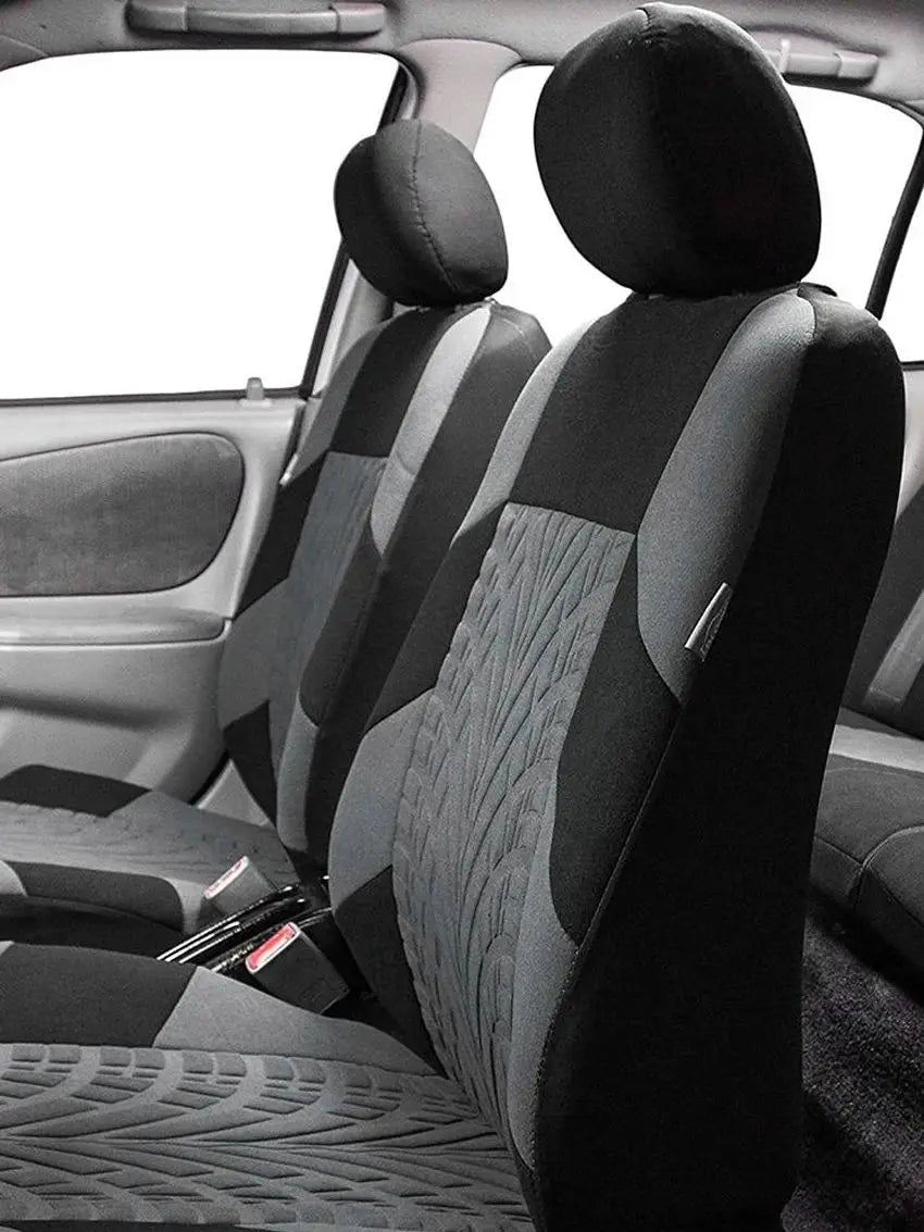 Universal Polyester Car Seat Covers, 4-Piece Front or 9-Piece Full Set