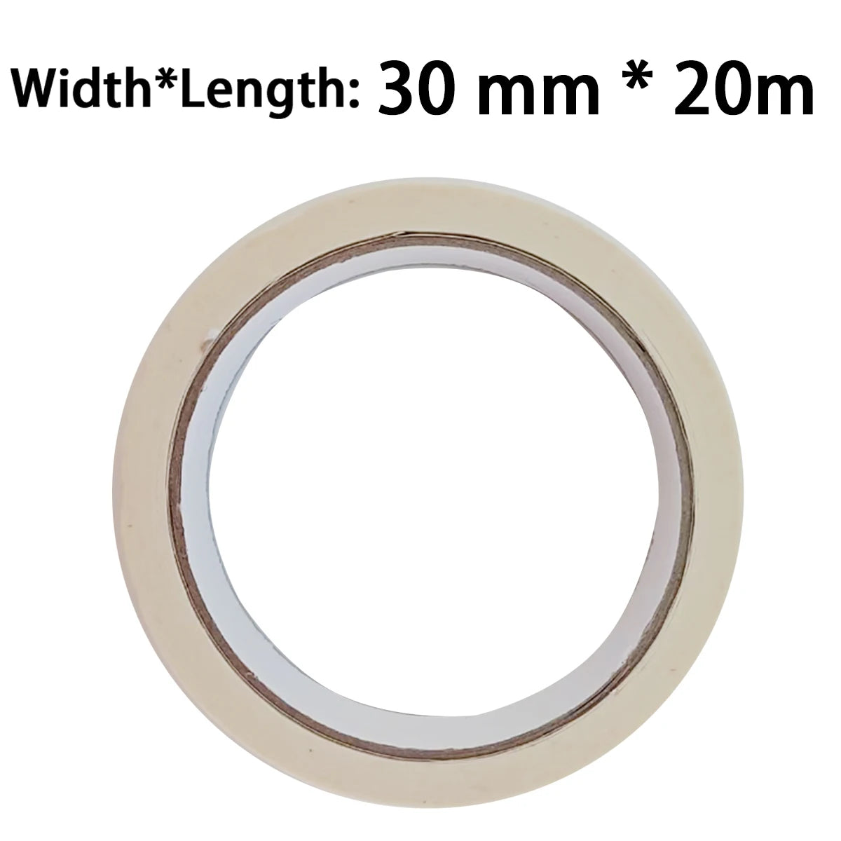 20m/50m White Writable Masking Tape Waterproof Self Adhesive for Art Painting Car DIY