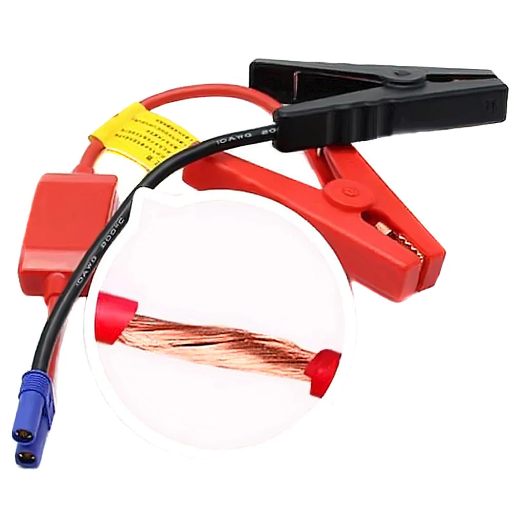 12V Jump Starter Cable with Alligator Clips