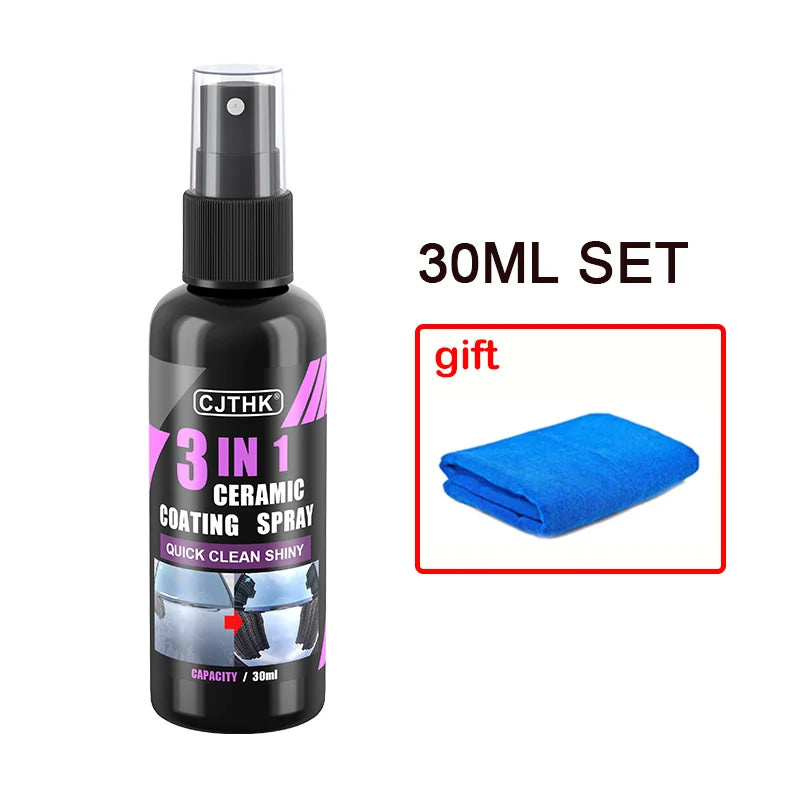 3-in-1 Ceramic Nano Coating Spray for Car Paint