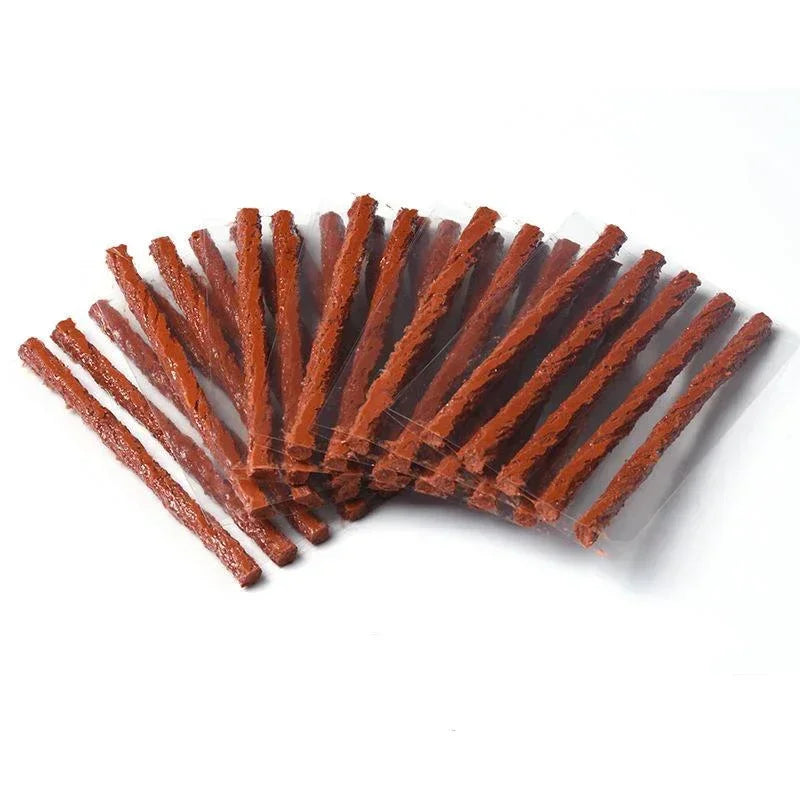 Tubeless Tire Repair Kit for Road & MTB Bikes - Rubber Plugs, Bacon Strips & Insertion Tool for Puncture Fixes