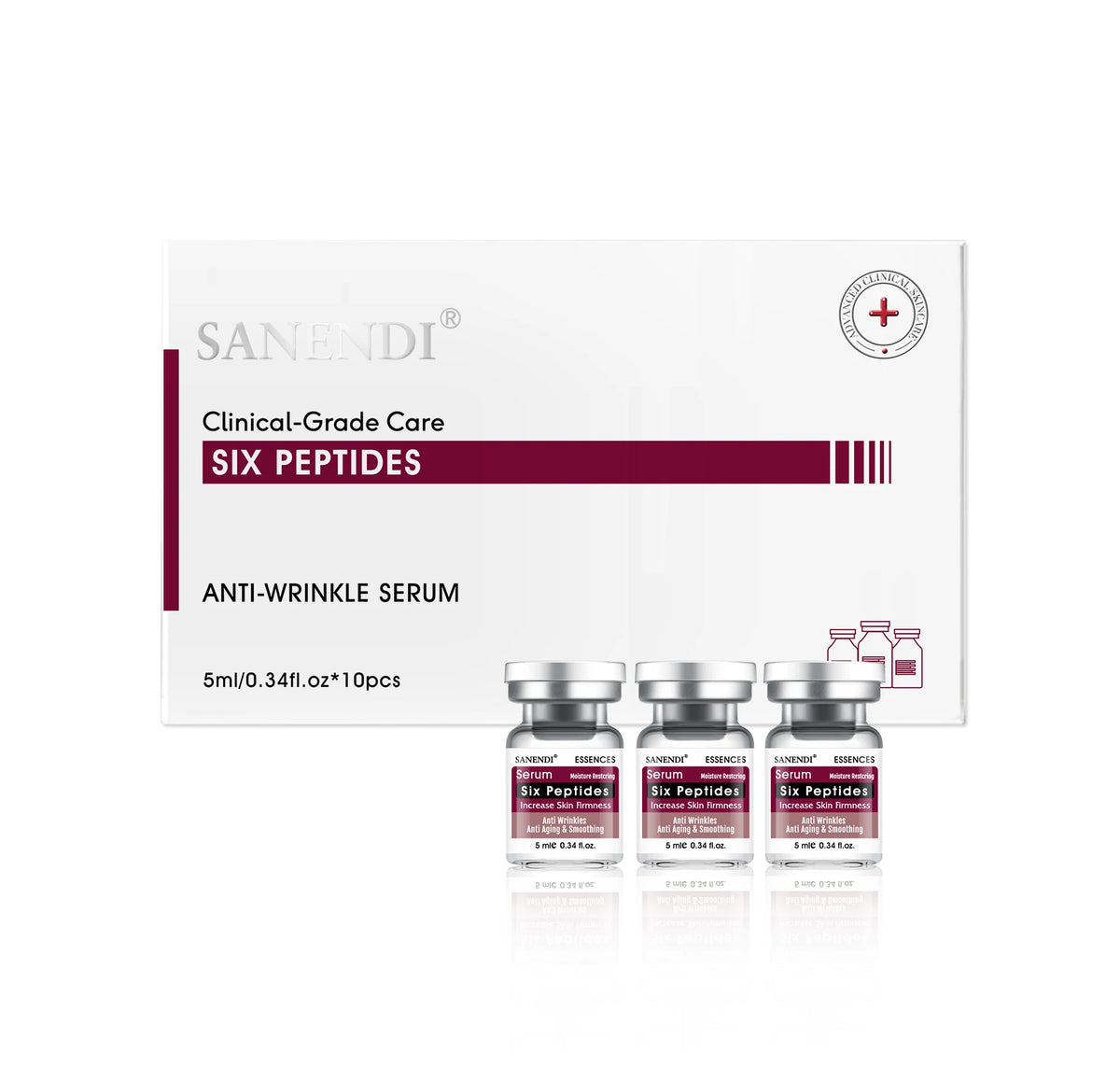 6 Peptide Hyaluronic Acid Serum – Acne Solution & Anti-Aging - image 4