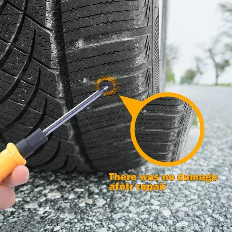 Universal Tire Repair Kit for Cars & Motorcycles | Puncture Fix - image 2