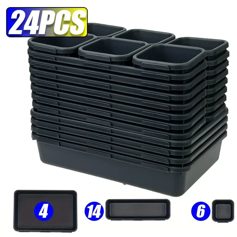 Drawer Organization 8/26/47pcs Tool Tray Divider Set for Workbench Cabinet Garage