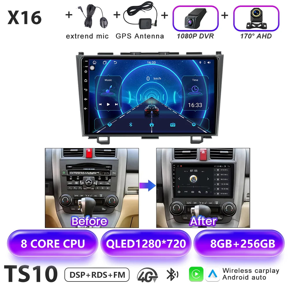 Honda CR-V 2007-2011 Multimedia Nav Radio - Android Auto & CarPlay - image 20