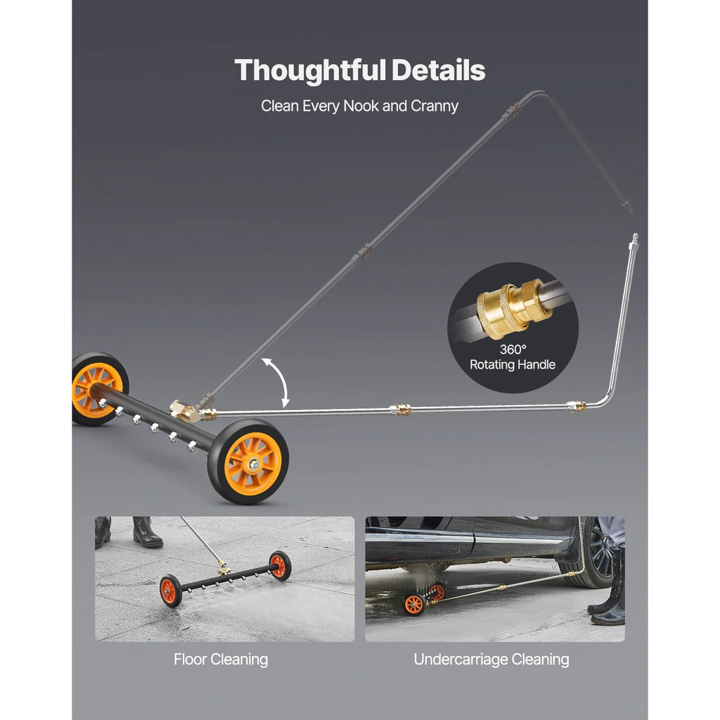 24" Pressure Washer Undercarriage Cleaner 4000 PSI - image 5
