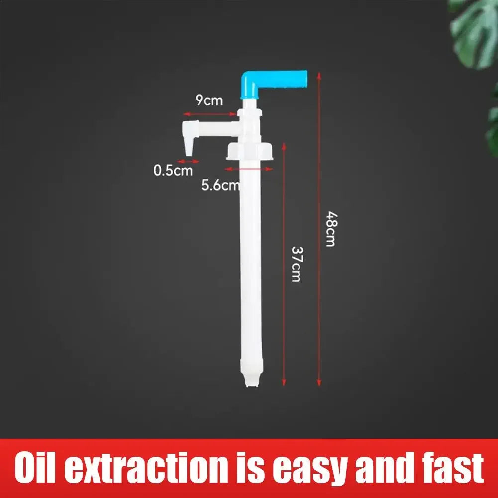 1 Piece Hand Fuel Pump Manual Liquid Transfer Pump Backflow Prevention Pump Oil Liquid Hand Transfer