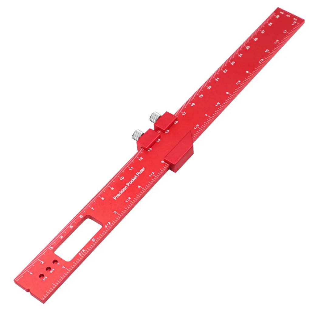 Precision Multi-Angle Pocket Ruler for Woodworking & DIY - image 6
