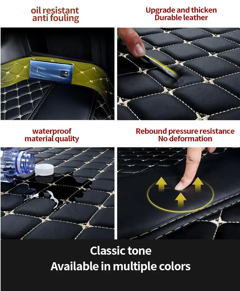 Customized Car Trunk Mat for Jaguar F-PACE F-TYPE I-PACE 2018-2022 Car Accessories