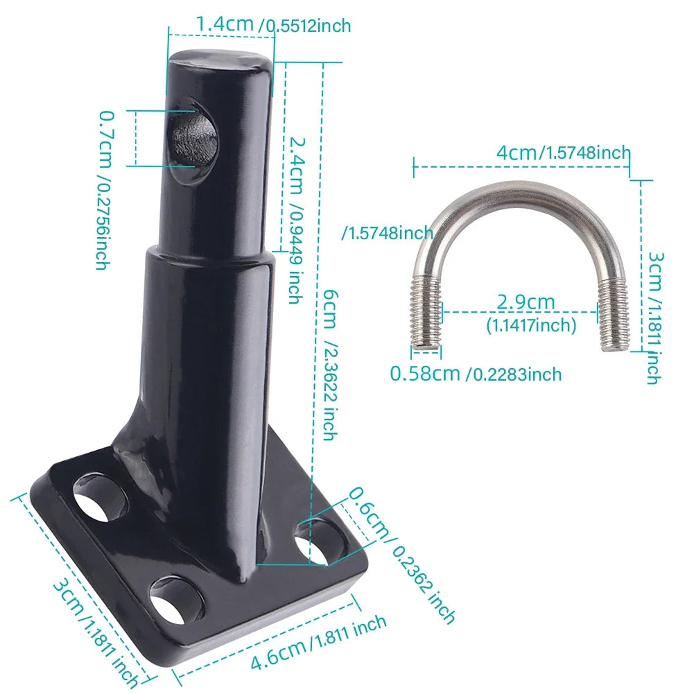 Bicycle Rear Racks Steel Bike Trailer Hitch Coupler Universal Baby/Pet High Quality Replacement Bicycle Trailer Hitch