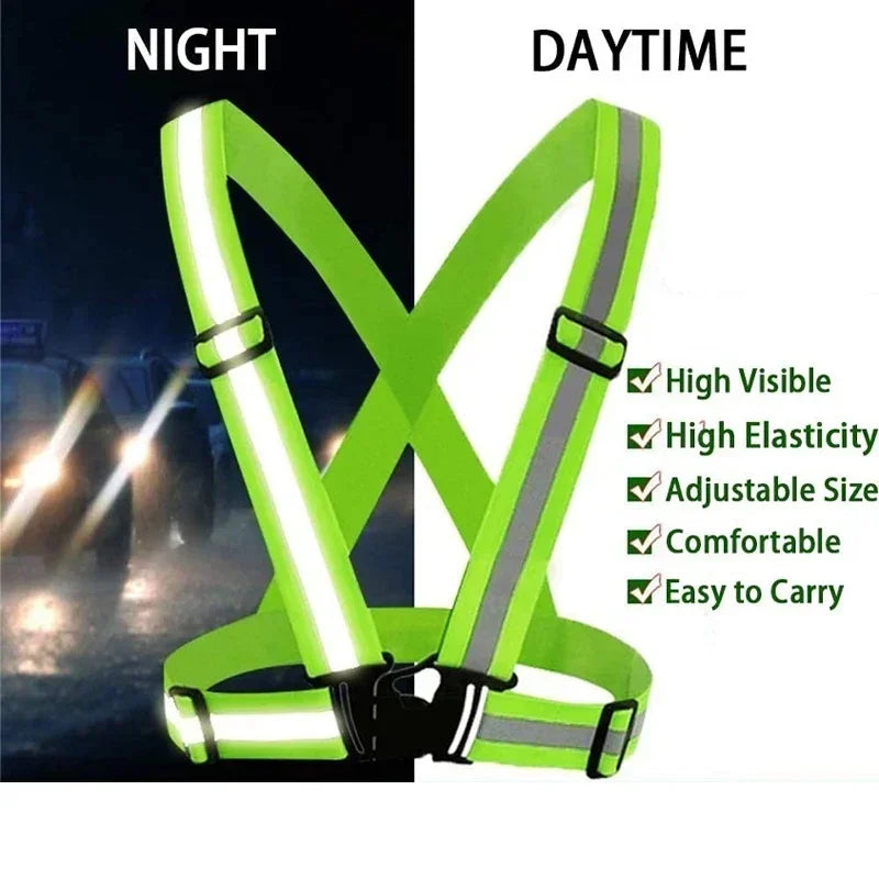 Reflective Safety Vest for Night Running & Cycling - image 3