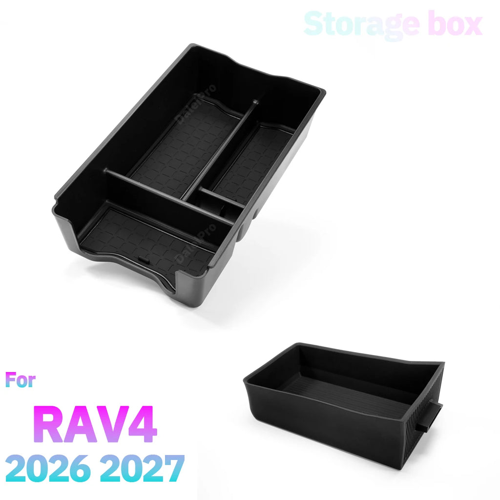 Armrest Storage Box and Console Drawer for Toyota RAV4 2026-2027