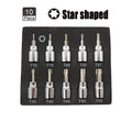 3/8 Inch Hex Bit Socket Set Sturdy Allen Key Sockets Metric Drill Impact Kit